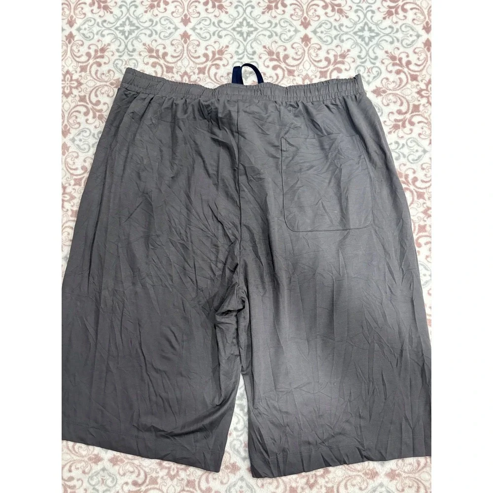 Proman Mens XXL Athletic Shorts Gray Elastic Drawstring Waist Pockets New Tag - Picture 10 of 11